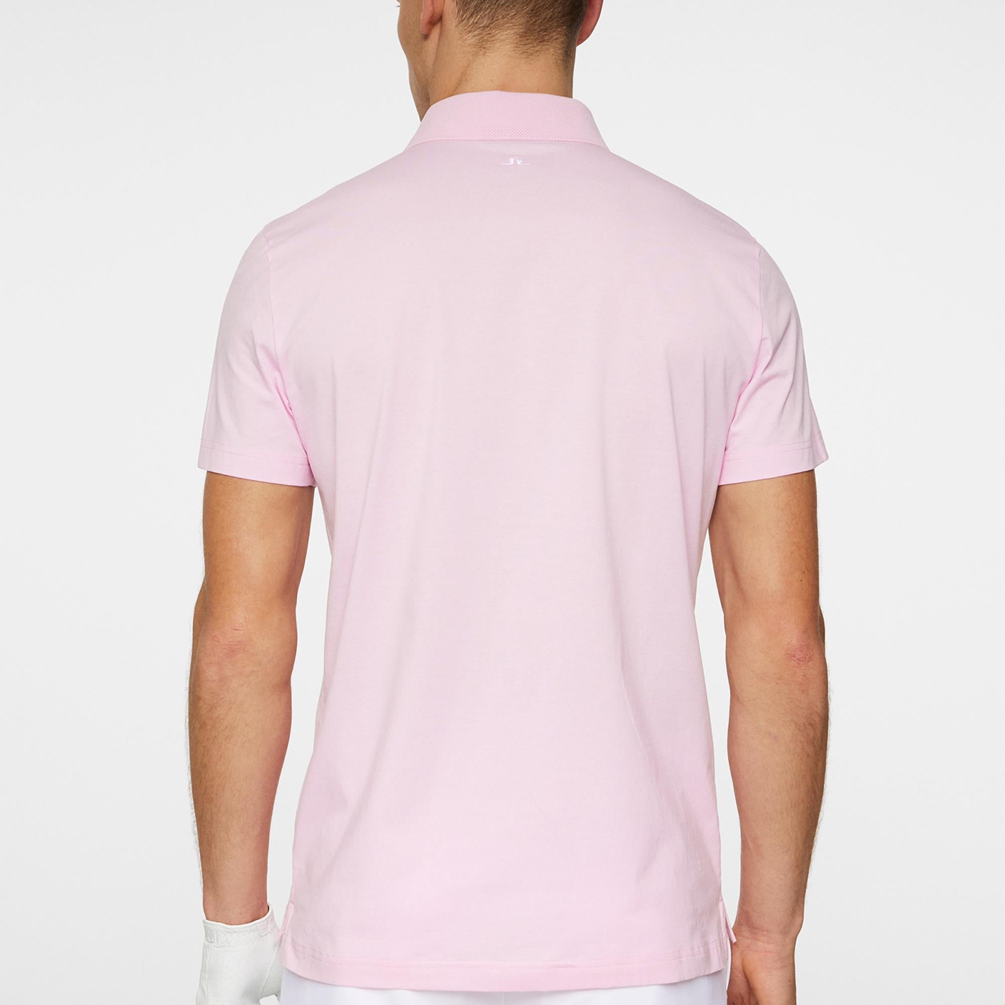 J Lindeberg Bridger Mens Golf Polo Shirt Nosegay